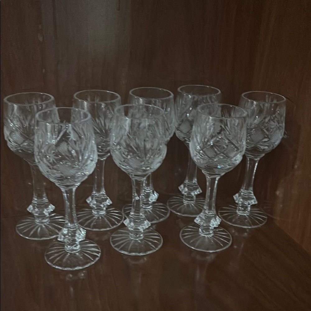 Russian Crystal shot glasses